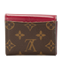 Louis Vuitton Zoe Wallet, &pound;190, Accessories, Brown/Red, Canvas, Back view